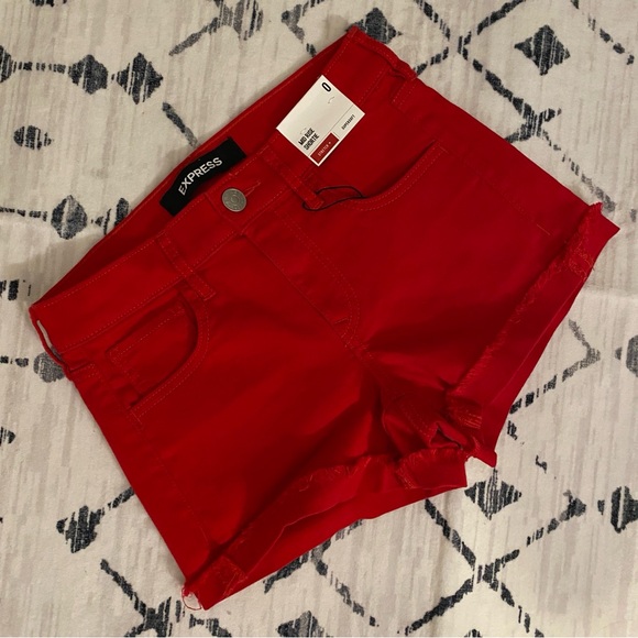 NWT EXPRESS Mid-Rise “Shortie” Shorts - Picture 2 of 7